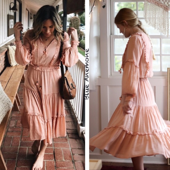 🌿 Spell Clementine Soirée Dress NWT • Size L - Picture 3 of 16